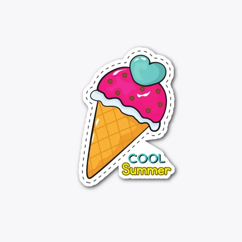  Cool Summer Cone: Apparel & Stickers"